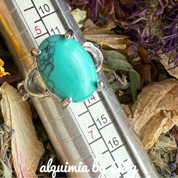 Alquimia Turquoise and Silver Ring - Picture 1 of 1